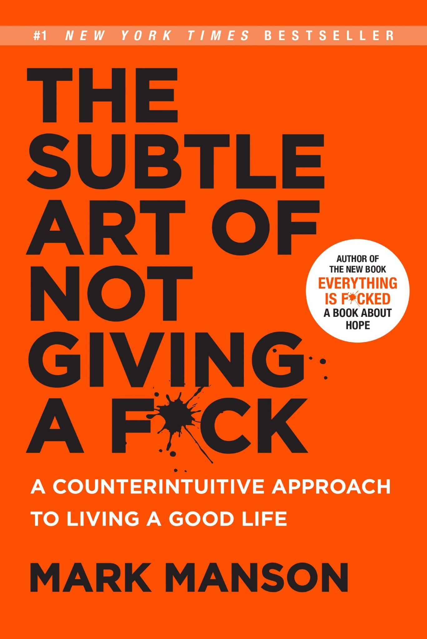 Defying most self help books, encourages to accept negativity and take responsibility  