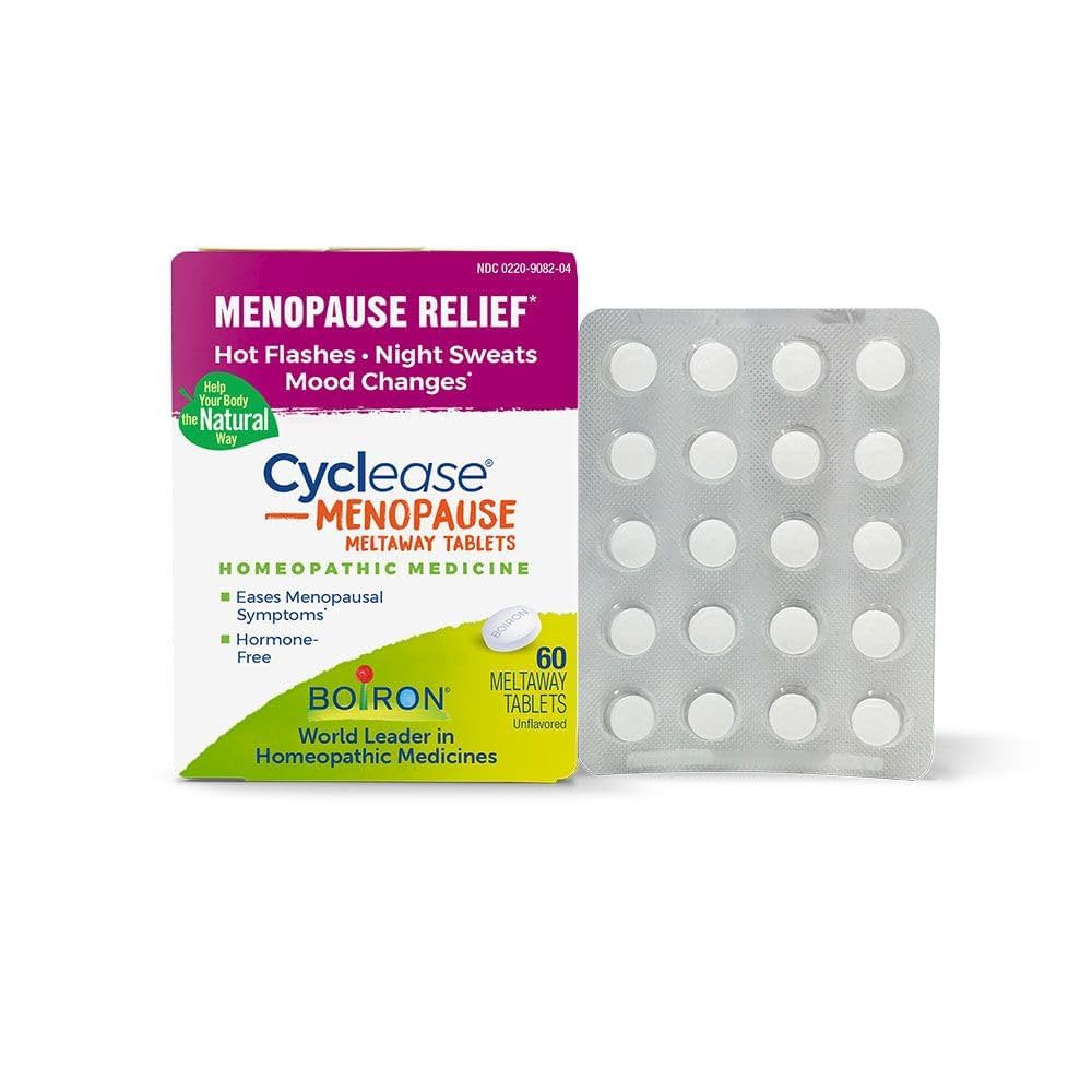 Boiron Cyclease Menopause Tablets for Relief of Hot Flashes, Night Sweats, Irritability, and Mood... | Amazon (US)