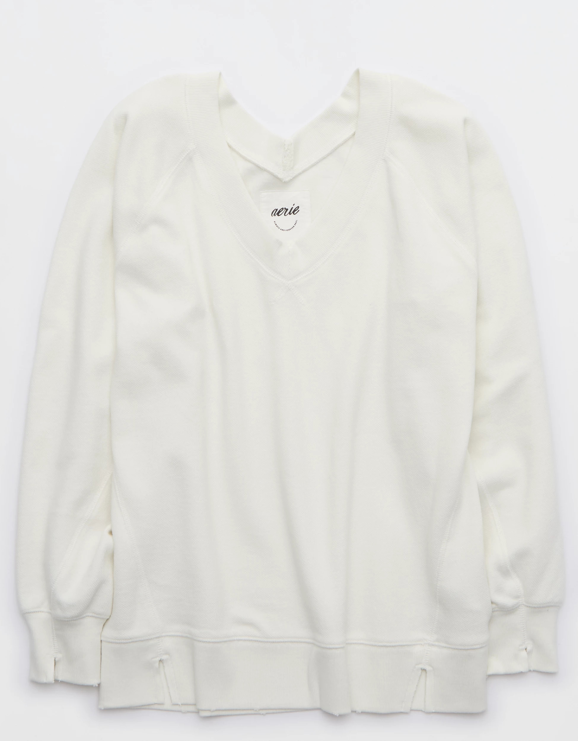 Aerie Downtime V-Neck Sweatshirt | Aerie