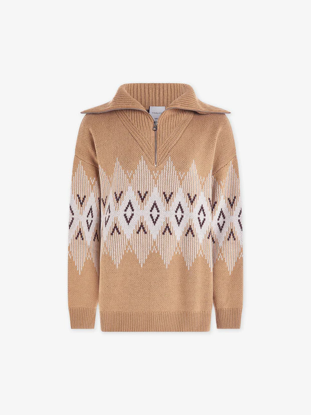 Heidi Jacquard Half Zip | Varley US | Varley US