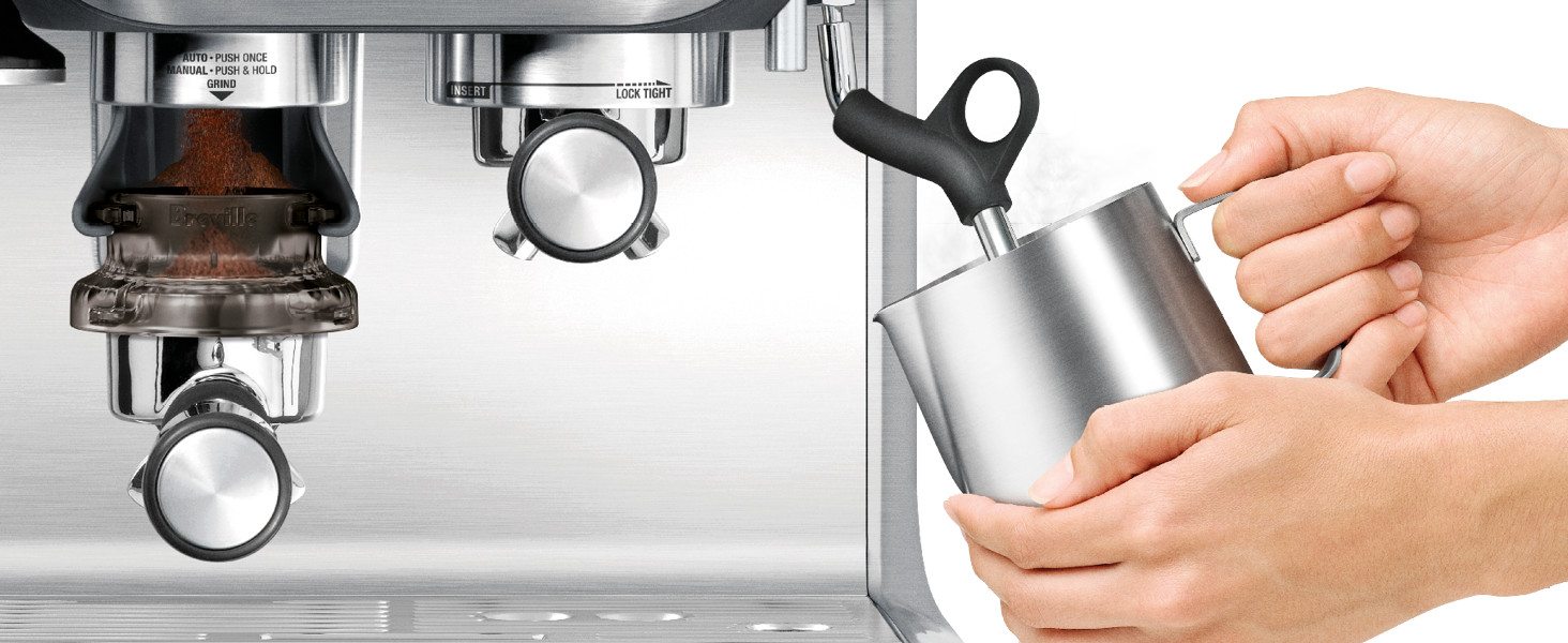 Breville Barista Express Espresso Machine BES870XL, Brushed Stainless Steel | Amazon (US)