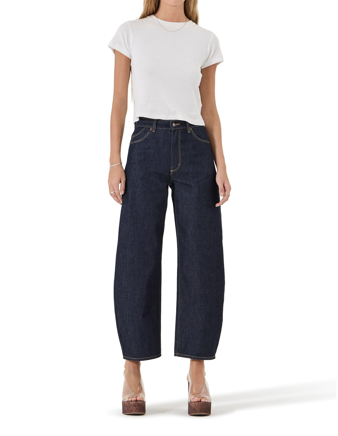 Gigi Barrel Leg Jean | David Jones (Australia & New Zealand)