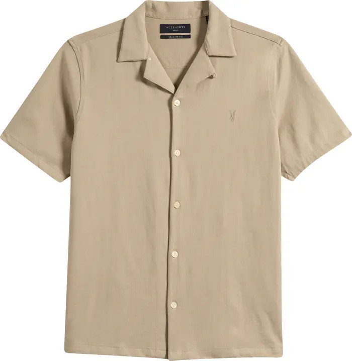 AllSaints Hudson Camp Shirt | Nordstrom | Nordstrom