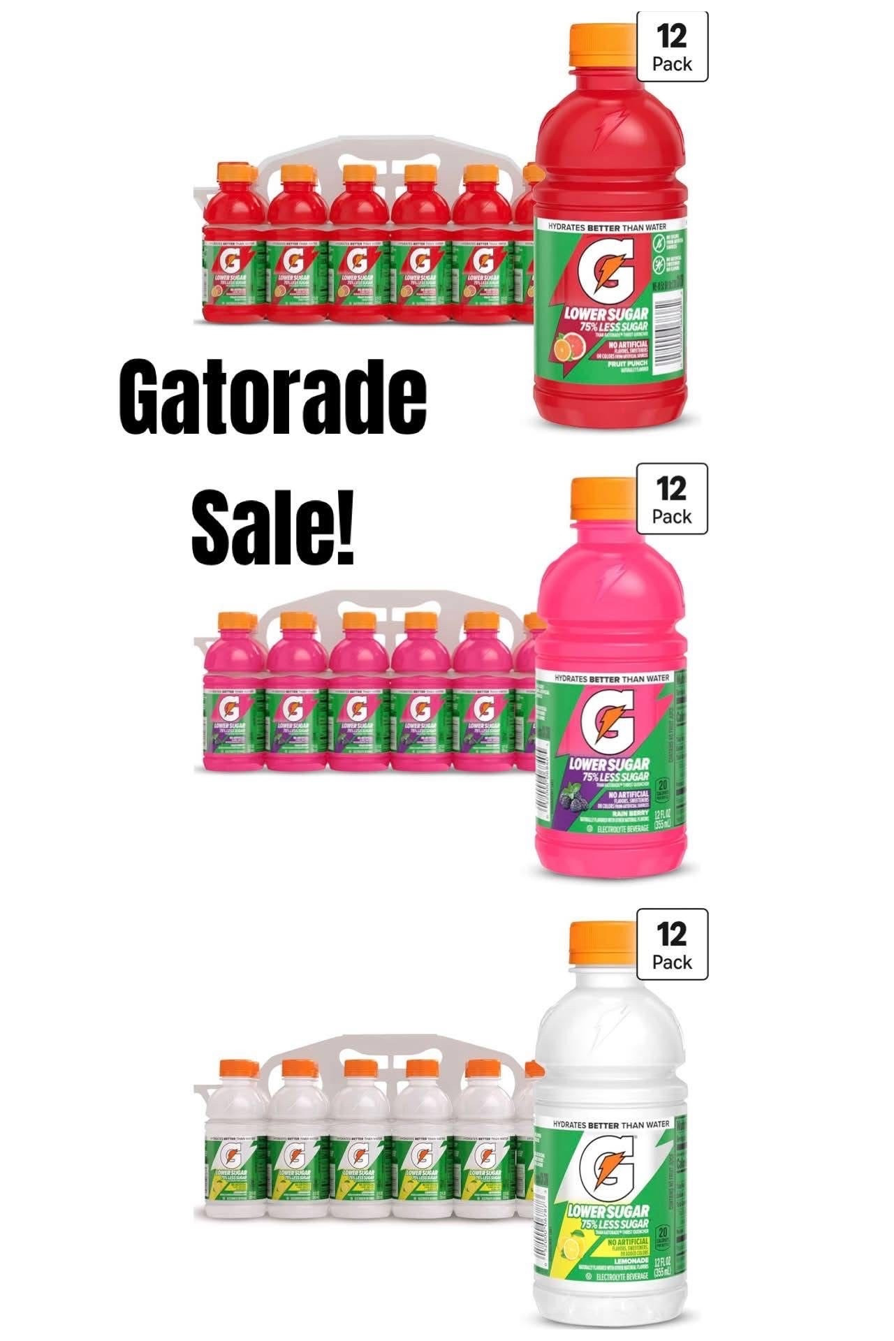 The newer Lower Sugar Gatorade is on sale at Amazon today! What I love about this Gatorade is that it’s naturally flavored with no artificial colors or flavors. Great time to grab while it’s on sale!