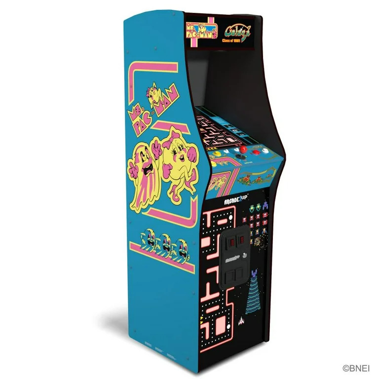 Arcade1Up Ms. PAC-MAN & GALAGA Class of '81 Deluxe Arcade Game with WIFI, 12 Classic Games, and 1... | Walmart (US)
