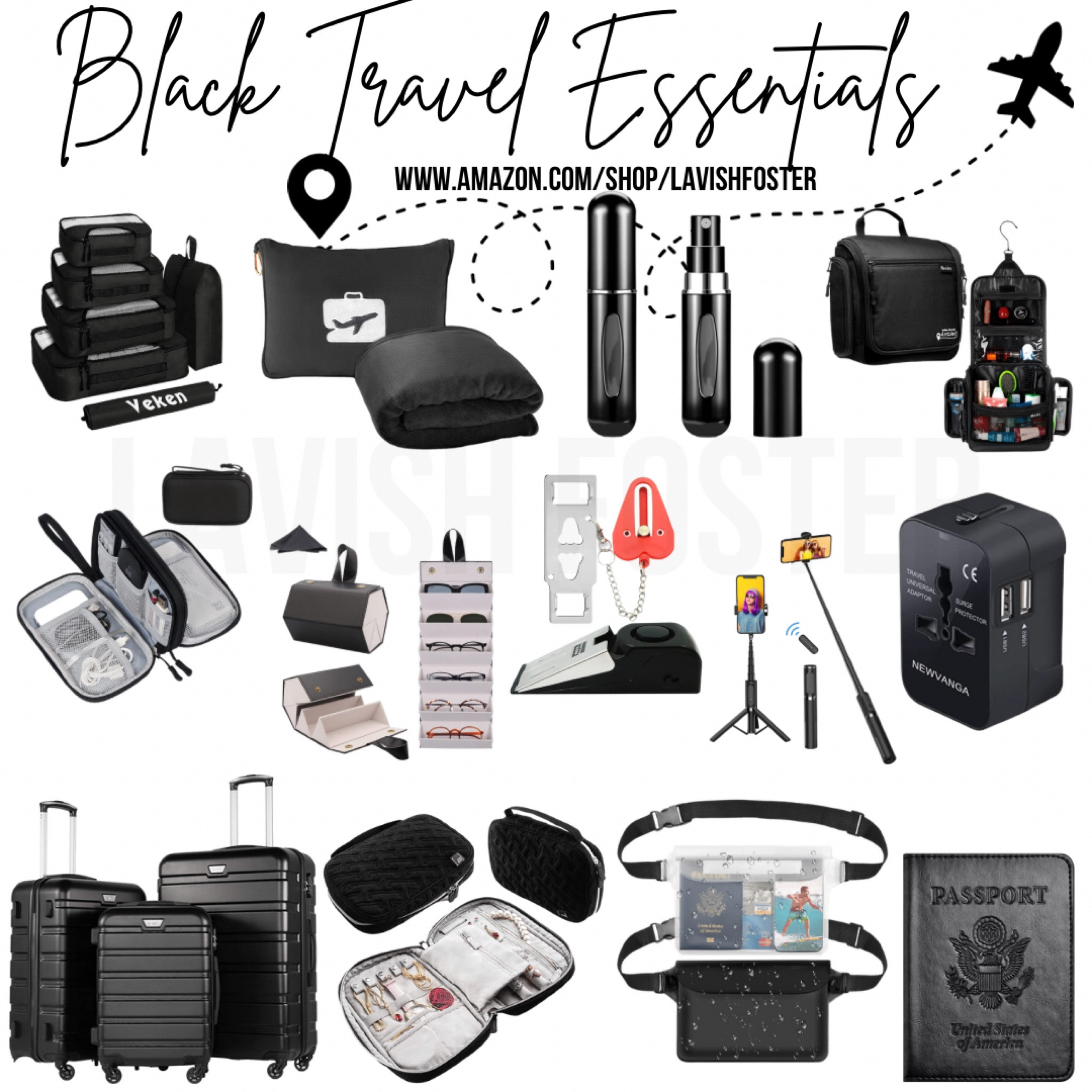 Shop Black Travel Essentials on Amazon! #amazonfinds #amazonfavorites #amazontravel #amazontravelfinds #amazontravelessentials #amazonmusthave #amazonmusthaves 

#LTKFind #LTKtravel