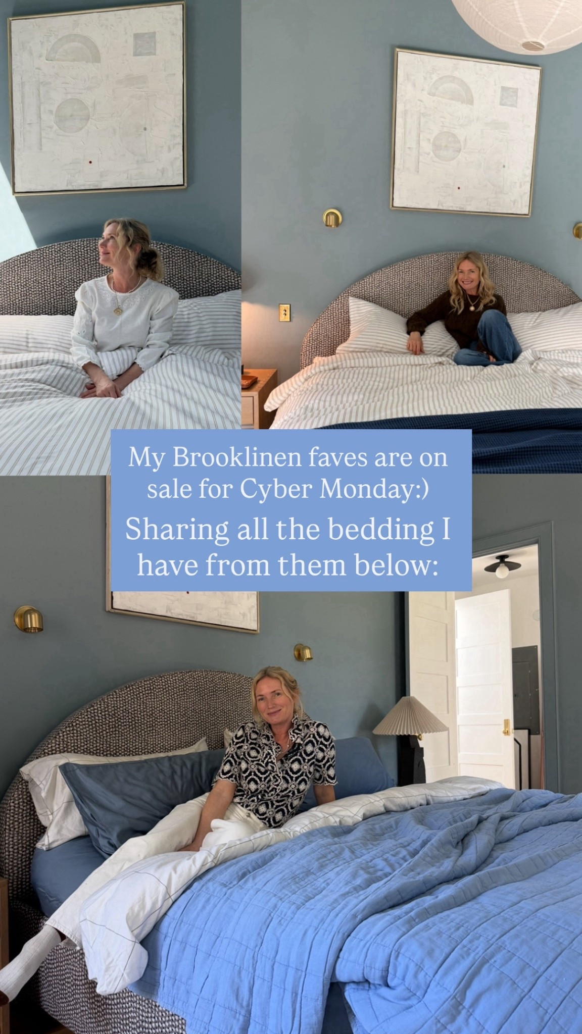 I have so many Brooklinen bedding sets and it’s SO fun to mix and match them. Their entire site is 25% off for Cyber Monday and they even have 50% off select bundles! Linked all my favorite items from them below: #brooklinen #Brooklinenpartner @brooklinen