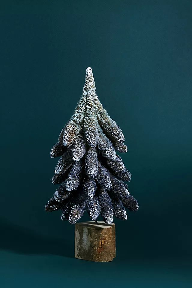 Frosted Bottle Brush Tree | Anthropologie (UK)