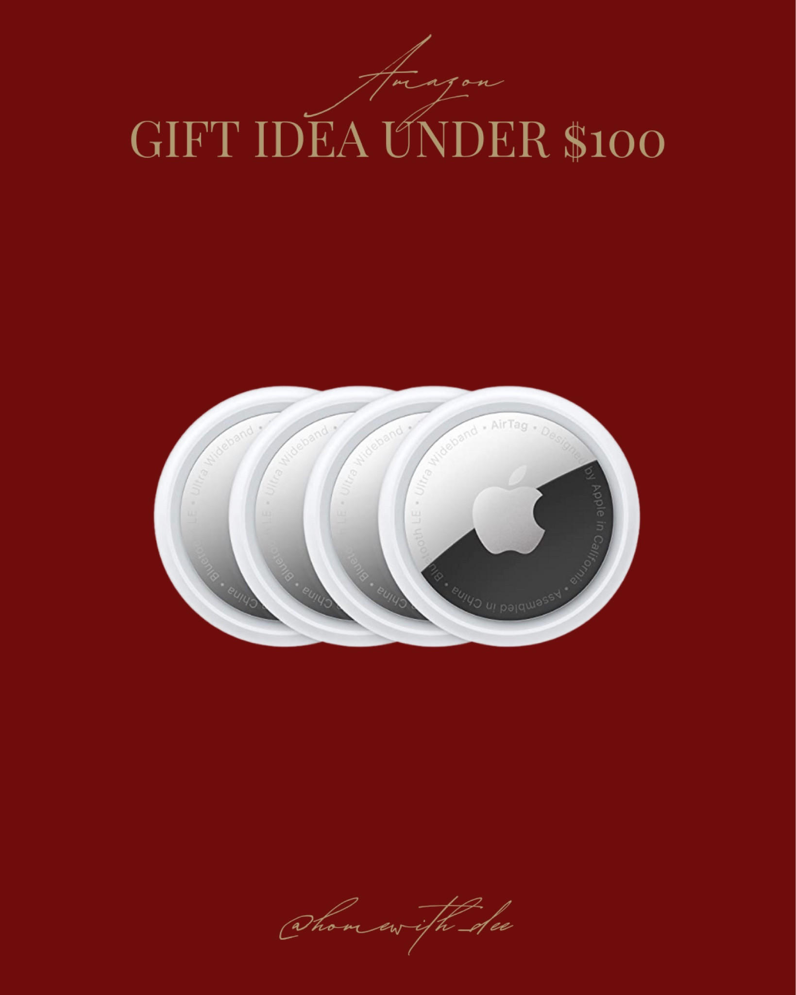 Amazon gift idea - Apple AirTags 🎄

Christmas gift ideas, stocking stuffers, gift idea for her, gift idea for him

#LTKHoliday #LTKhome #LTKGiftGuide