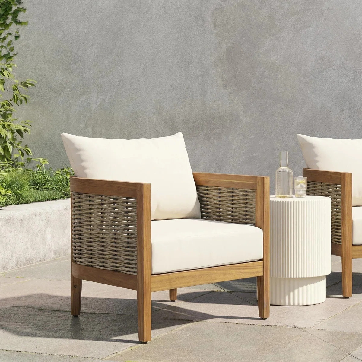Treadway Wicker Outdoor Lounge Chair | Wayfair North America