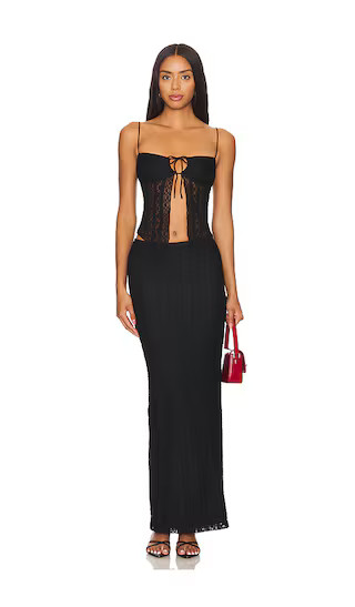 Lali Maxi Skirt Set in Brown | Revolve Clothing (Global)
