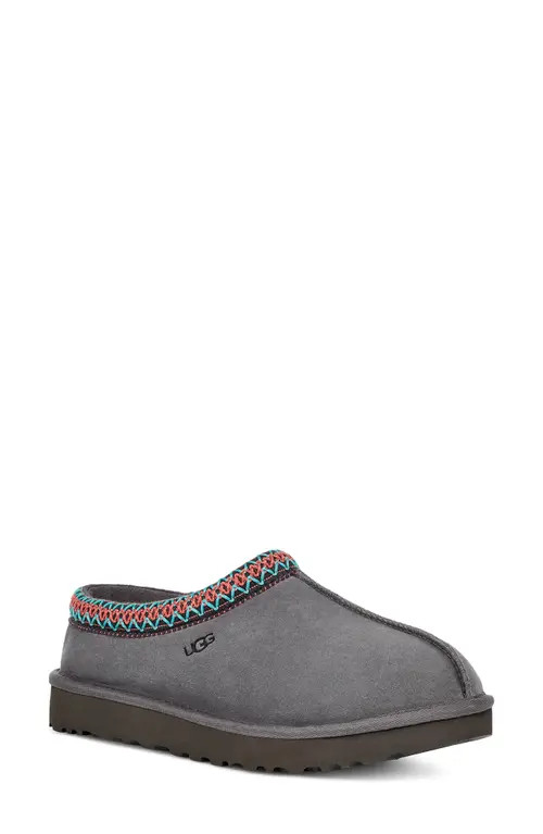 UGG(r) Tasman Slipper in Dark Grey Suede at Nordstrom, Size 9 | Nordstrom