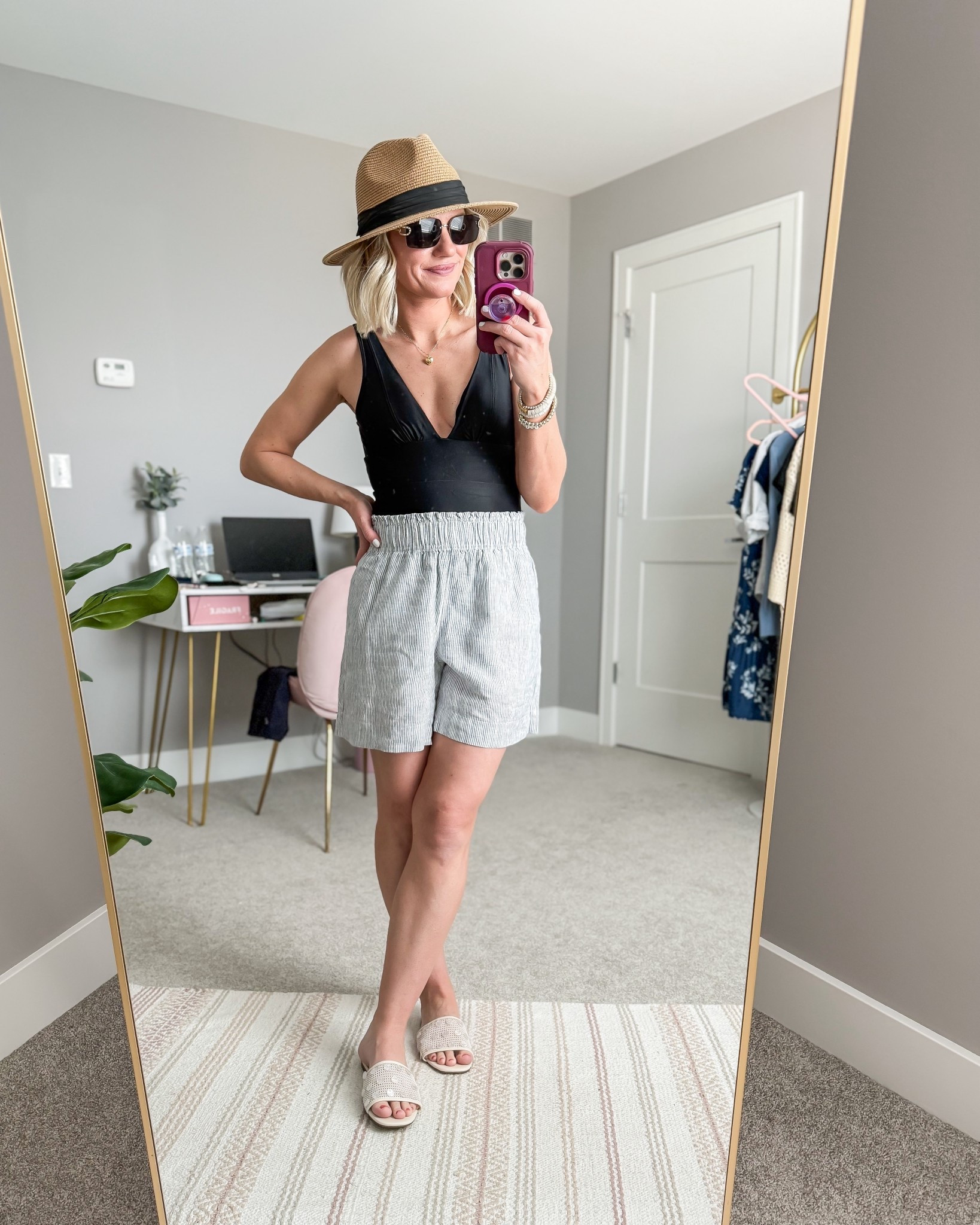 This is the cutest mom-friendly bathing suit! It comes in both regular and long torso lengths. I paired it with linen shorts! I’m wearing an XSMALL in both! 

#LTKOver40 #LTKSeasonal #LTKPetite