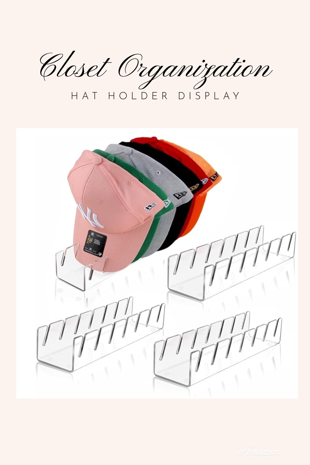 Hat Holder Display

🧢 Say goodbye to hat clutter. This simple organizer keeps your favorite caps displayed, protected, and easy to grab on the go. #ClosetOrganization #LTKFinds

#LTKHome #LTKmomlife #LTKootd
