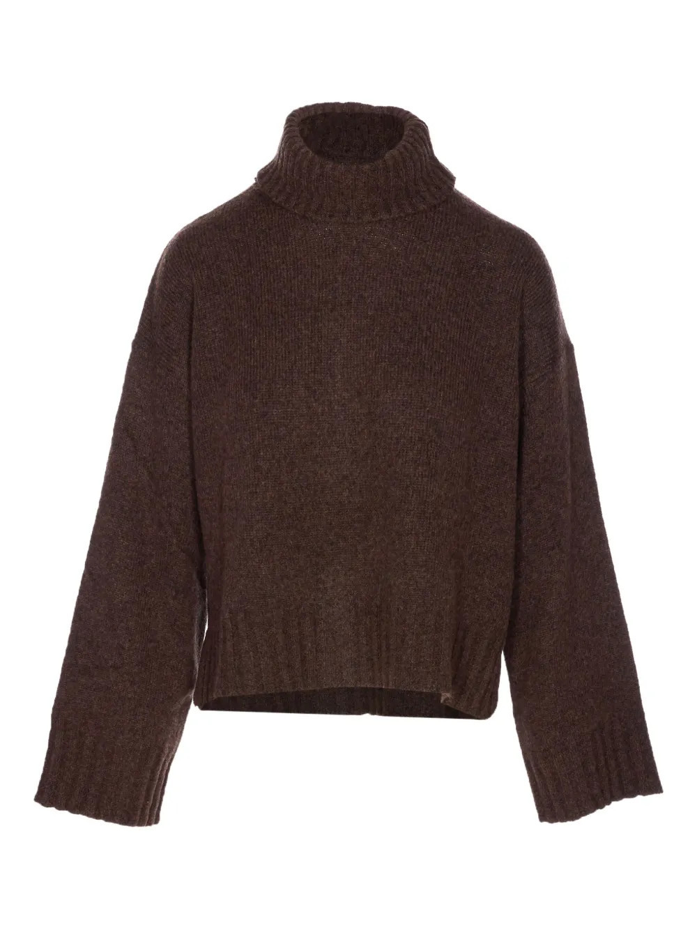 Aniye By turtleneck long-sleeved sweater - Brown | Farfetch Global