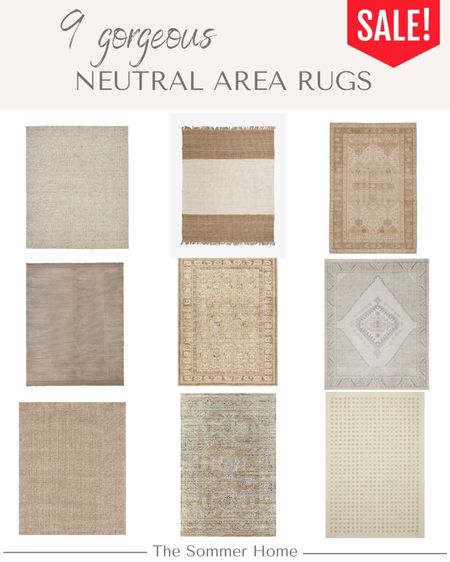 My favorite neutral area rugs are all currently on sale🎉!  Perfect choices for bedrooms, kitchen, living room, office, entryway and more!

#LTKhome #LTKsalealert #LTKstyletip