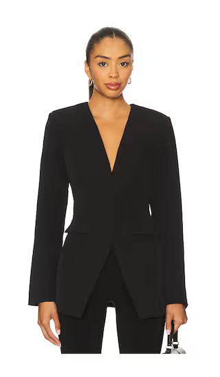 Isla Blazer in Black | Revolve Clothing (Global)