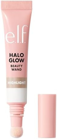 e.l.f. Halo Glow Highlight Beauty Wand, Liquid Highlighter Wand For Luminous, Glowing Skin, Build... | Amazon (US)