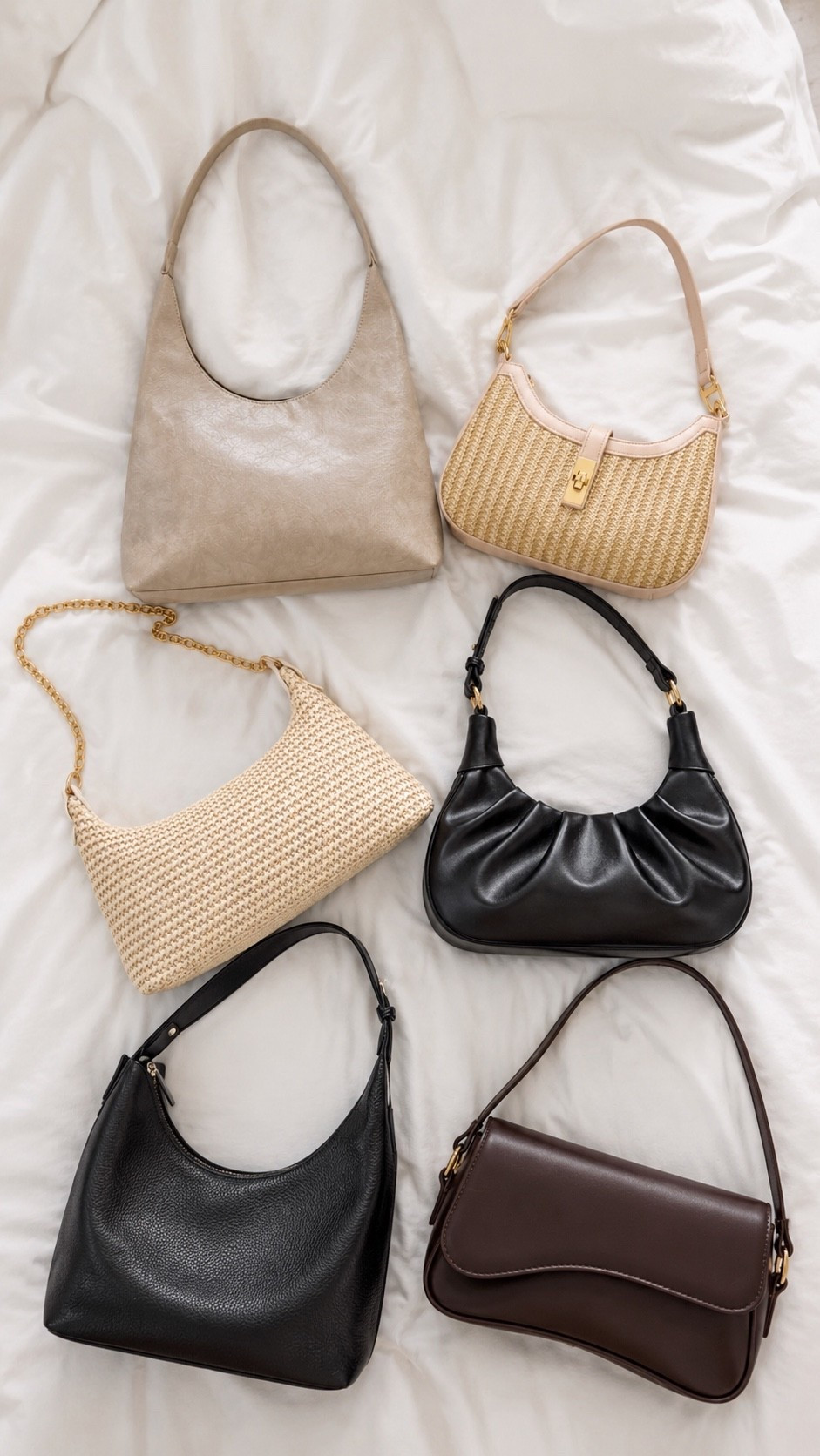 cute amazon purses i’m loving right now 🤍 these are the perfect mix of chic, trendy, and easy to style for summer outfits, vacation looks, brunch, date night, errands, workwear, and everyday outfits. i found such a good mix of neutral shoulder bags, woven purses, straw bags, black bags, and classic brown handbags that go with literally everything. if you’re looking for amazon purse finds, cute handbags, affordable shoulder bags, summer purses, everyday bags, or trendy amazon accessories, these are so good. everything is linked in my ltk ✨ #amazonpurses #amazonfinds #amazonfashion #amazonhandbags #shoulderbag #everydaybag #summerpurses #wovenbag #strawbag #blackhandbag #brownhandbag #neutralstyle #ltk #ltkcreator #pursefinds #affordablefashion #trendypurses #amazonmusthaves

#LTKootd #LTKTravel #LTKdayinmylife