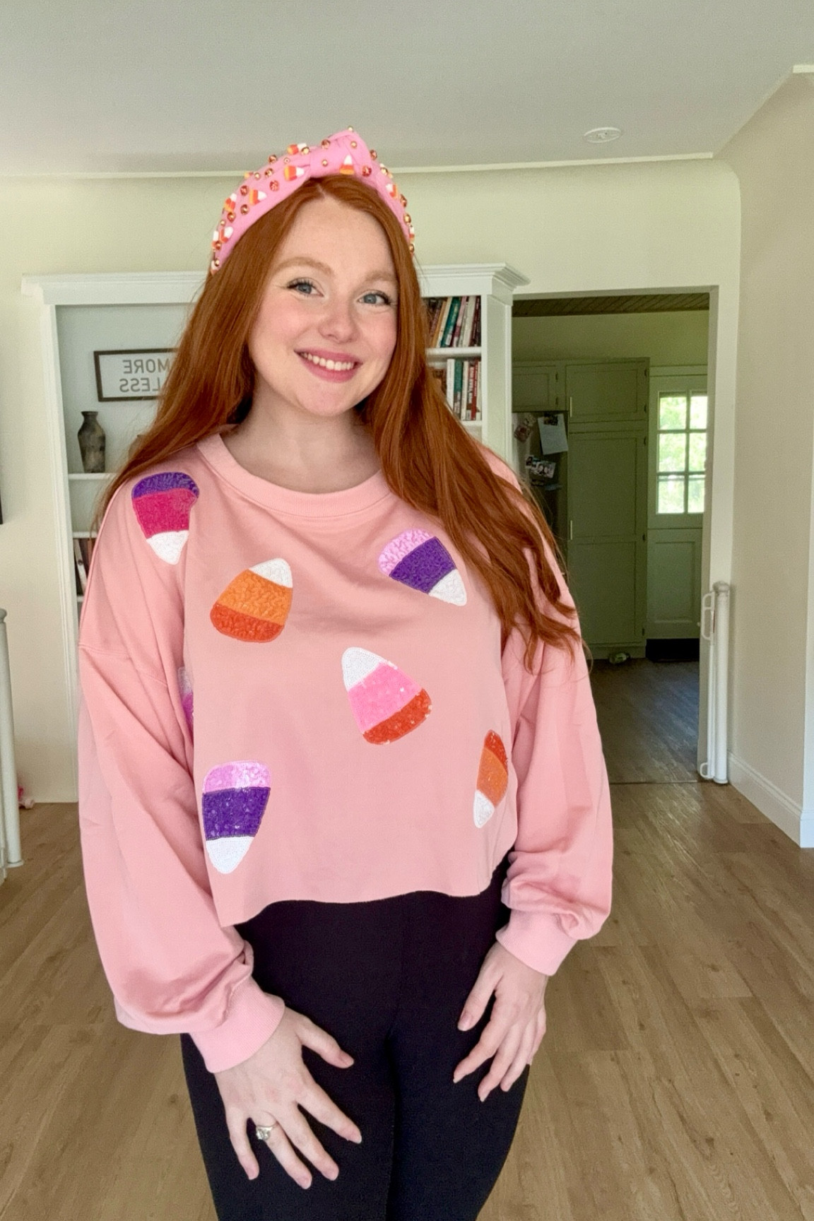 I just recently got this SWEET TREATS PINK MULTI CANDY CORN SEQUIN PATCH SWEATSHIRT from Pink Lily, with the candy corn headband and it’s sooooo cute!! 🎃

#LTKFallSale #LTKSeasonal #LTKStyleTip