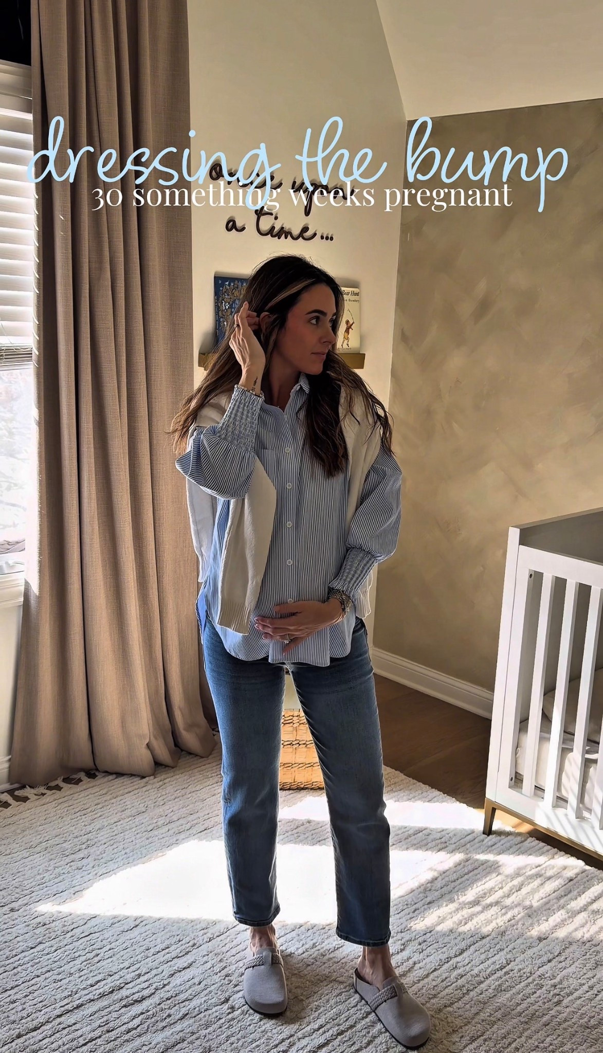 Dressing the bump in the third trimester 

Stayed tts in everything - 

Medium shirt
27 jeans
8 in shoes! 

Bump style, pregnant, pregnancy style, maternity denim, Amazon, Hudson jeans,
Rothy’s 

#LTKBump #LTKootd #LTKmomlife