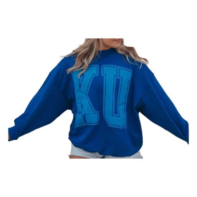 Gameday Social Women's Kansas Jayhawks Varsity Puff Crew | Scheels