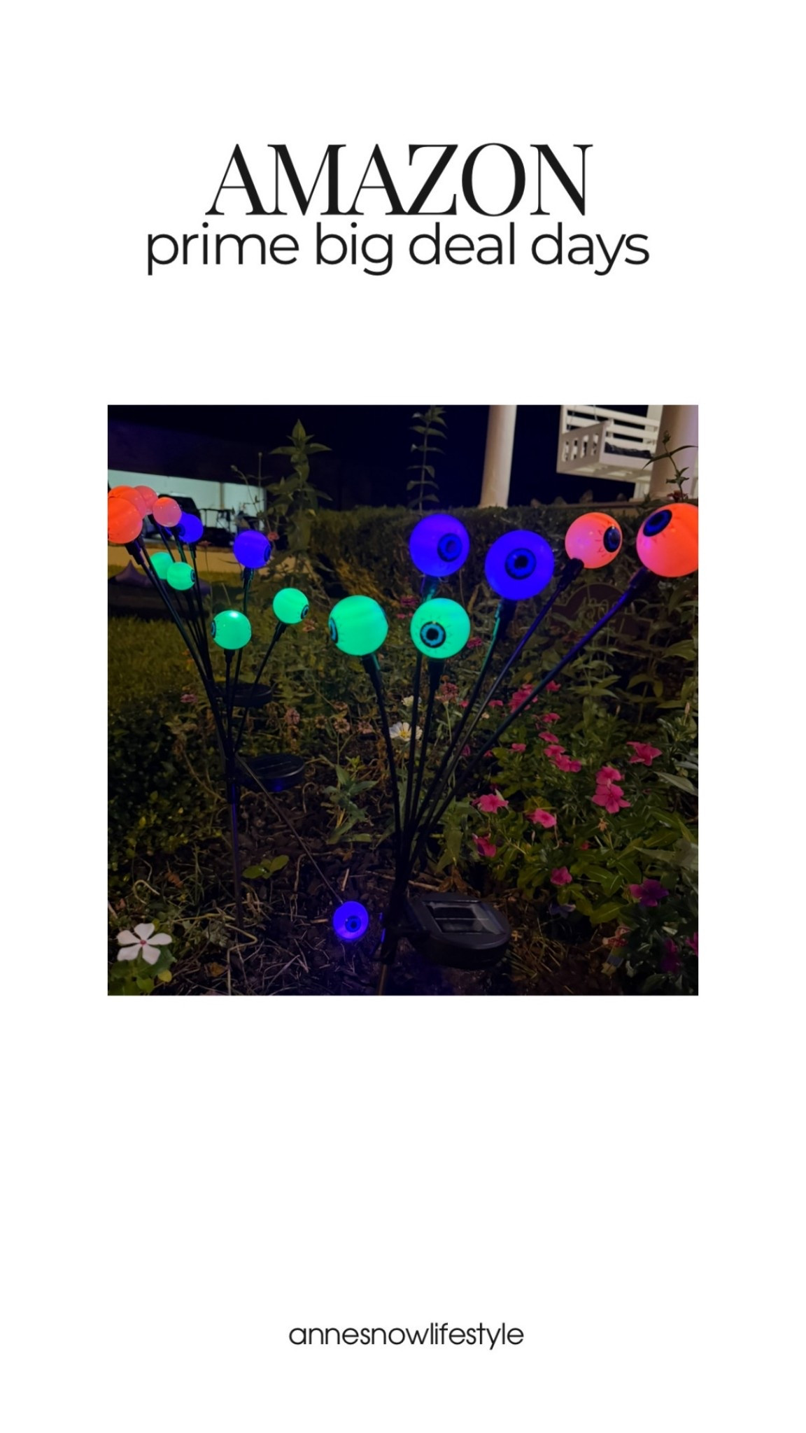 Solar powered eyeballs for your yard! Such a fun addition to all the spooky Halloween decor! 

#LTKSaleAlert #LTKHalloween #LTKSeasonal