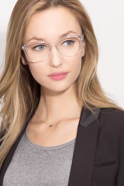 Hepburn - Luxurious Ivory Tortoise Glasses | EyeBuyDirect | EyeBuyDirect.com
