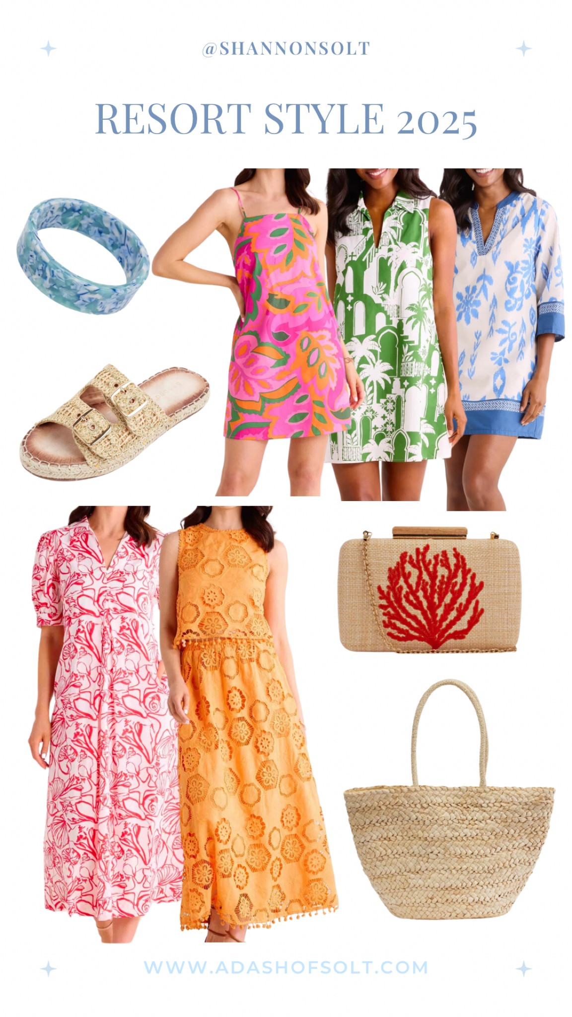 Resort styles from Avara! Love these bright colors and classic silhouettes!! 

Resort style, vacation style, preppy, preppy style, Avara, vacation dress, palm beach, rattan, beach style, vacation outfit, summer dress, summer style 

#LTKSeasonal #LTKTravel