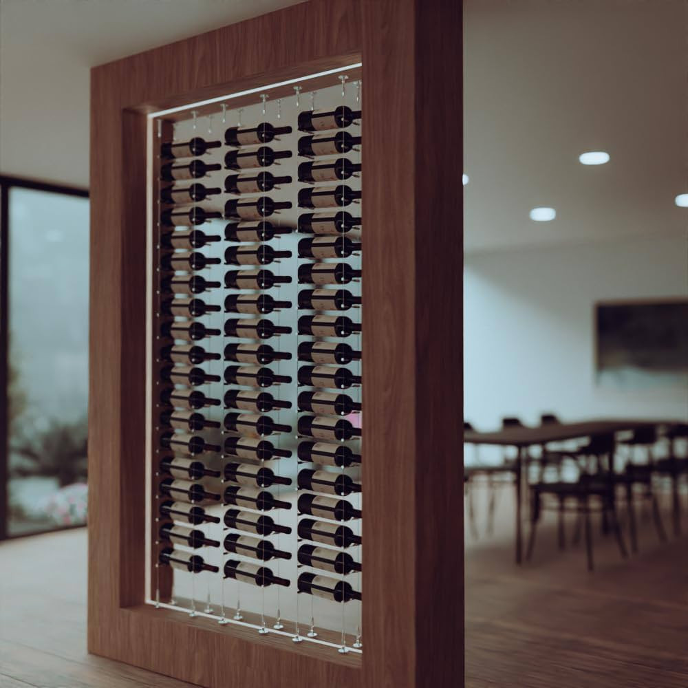 Cable Wine Racking System - Floor to Ceiling Wine Storage by Wine Stash | Amazon (US)