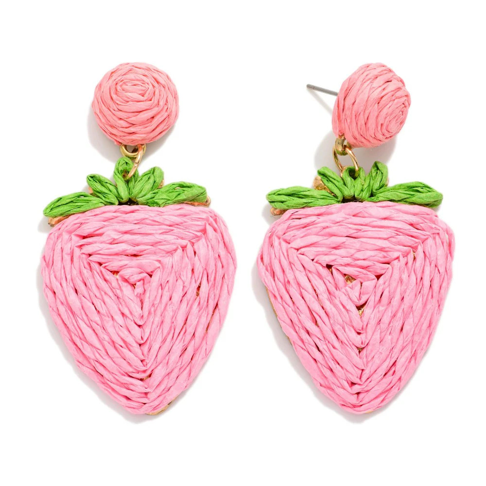 Woven Strawberry Earrings | Erin McDermott Jewelry