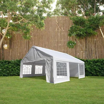 20X20 Feet Outdoor Tent - Ideal For Parties, Bbq, Events Heavy Duty Waterproof And Protected Canopy | Wayfair North America