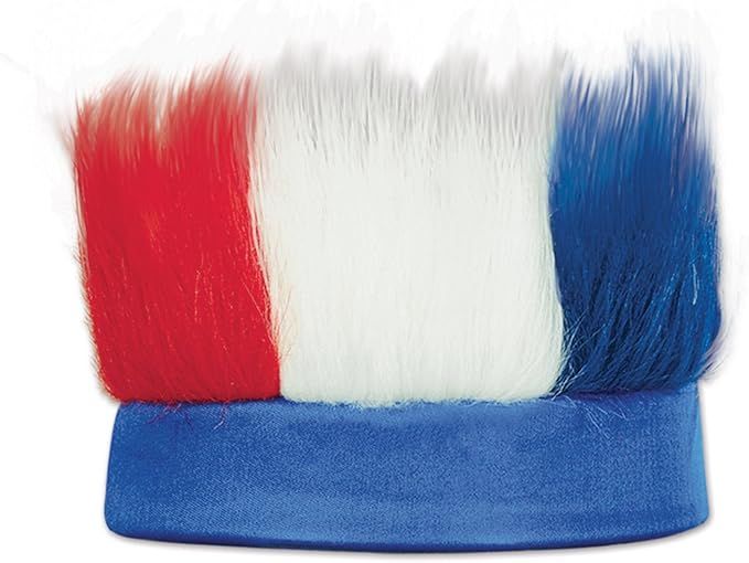 Beistle Red White and Blue Patriotic Hairy Headband for 4th of July, Independence Day Celebration... | Amazon (US)