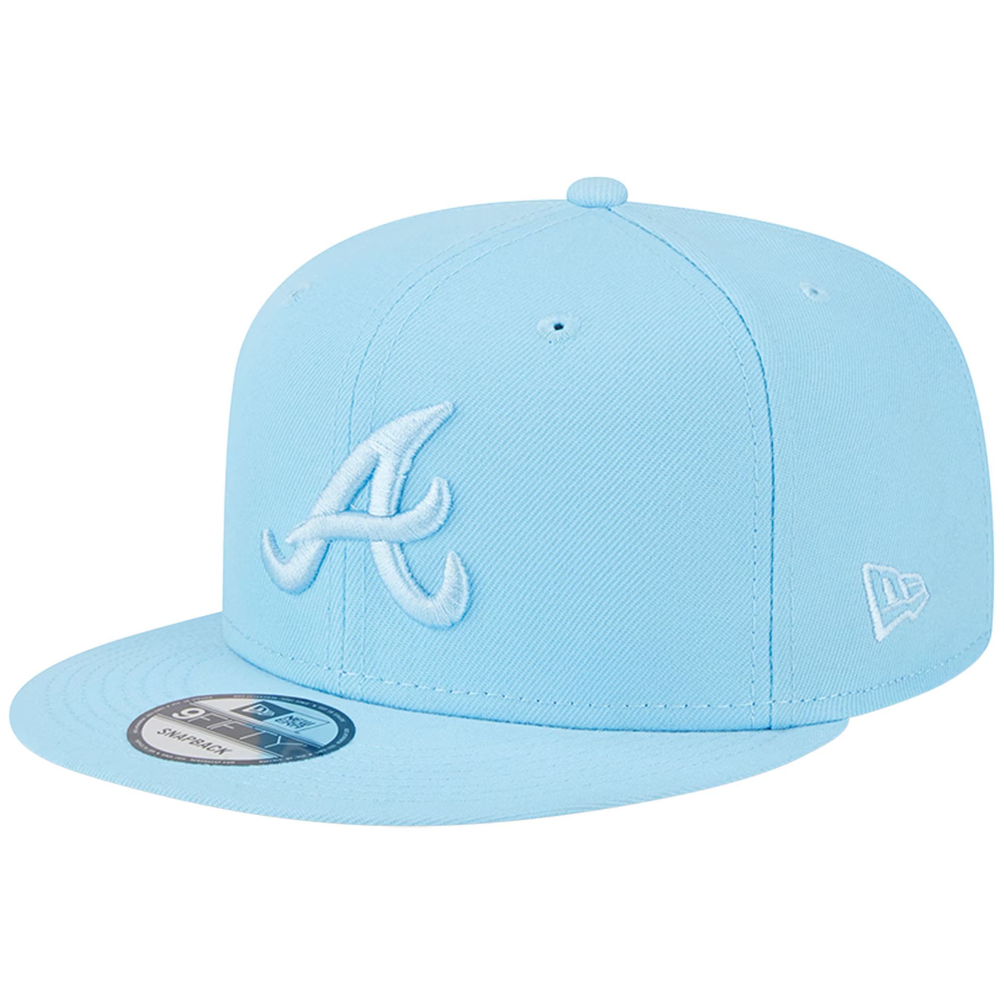Men's Atlanta Braves New Era Light Blue Spring Color Basic 9FIFTY Snapback Hat | MLB Shop