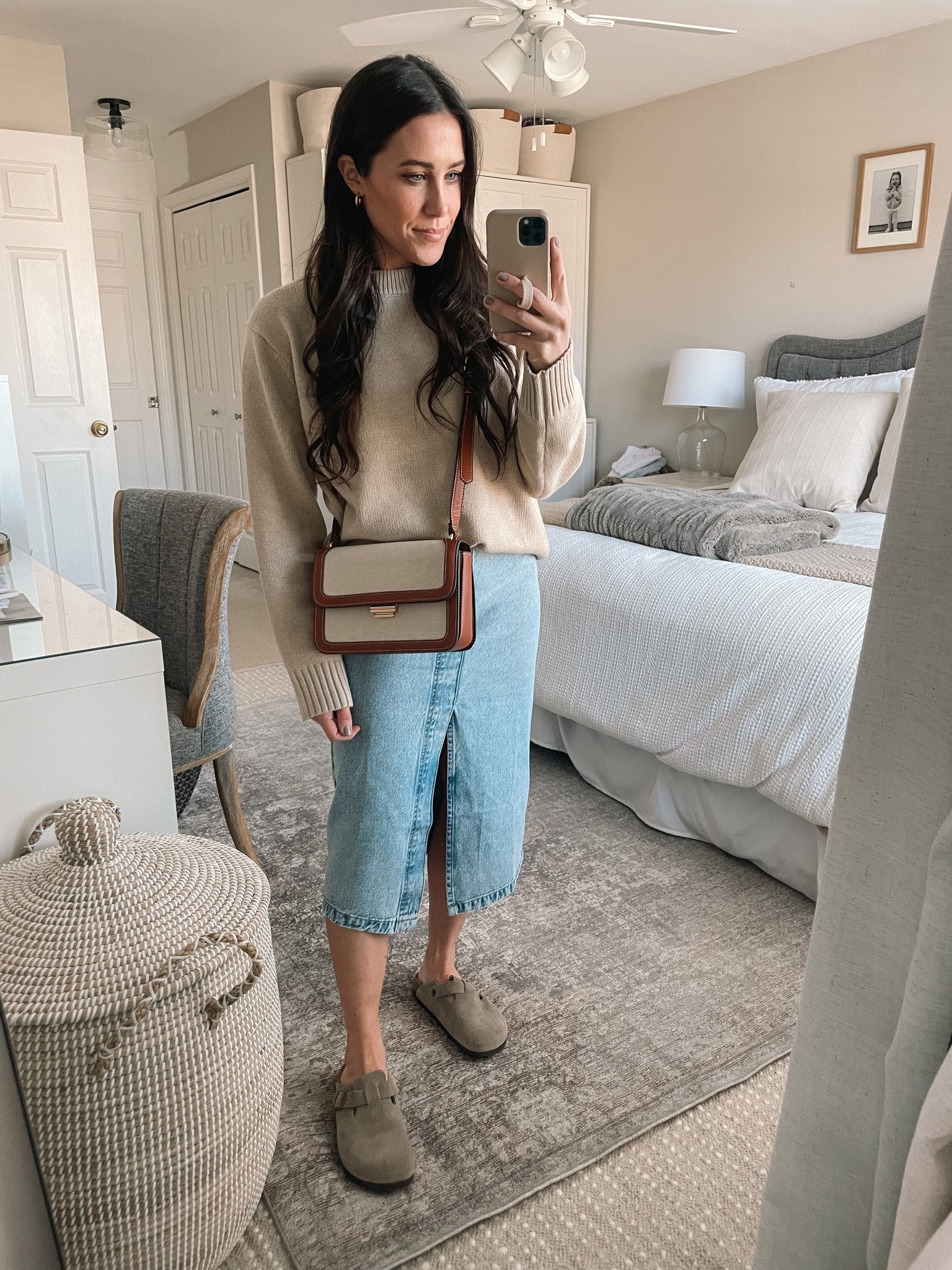 Denim skirt- 2
Sweater- Small


#LTKstyletip #LTKSeasonal #LTKunder100