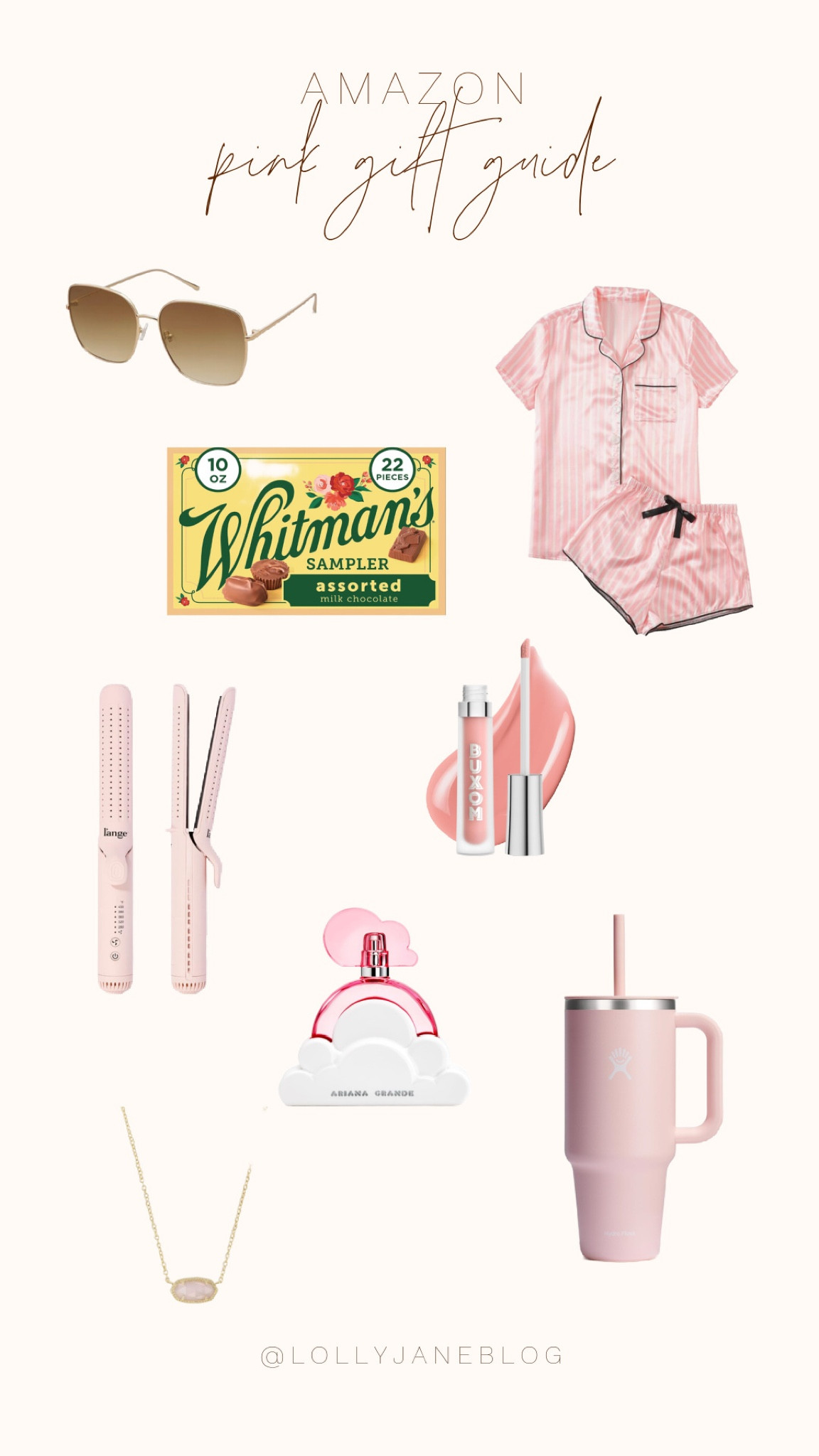 Amazon pink gift guide for a special lady in your life! 💕

Treat yourself to a pink dream come true! These adorable pink goodies are calling your name, and trust us, you need them in your life. From a chic Kendra Scott necklace to the sweetest pink chocolates, fabulous lip gloss, and a pink hydro-flask tumbler to keep you hydrated in style, this collection is pure perfection.

Picture yourself in a cozy pink sleep set, rocking your pink curling iron for flawless curls every time, and spritzing yourself with a fresh pink perfume that smells like luxury. You deserve a little extra—and Amazon’s got you covered!

Why settle for less when you can have it all in the prettiest shade of pink? 💕 Click the link to shop now and add some serious pink vibes to your life! #PinkPerfection #TreatYourself #AmazonFinds #PinkEverything #SelfCare #CuteAndCozy

#LTKHoliday #LTKGiftGuide #LTKStyleTip