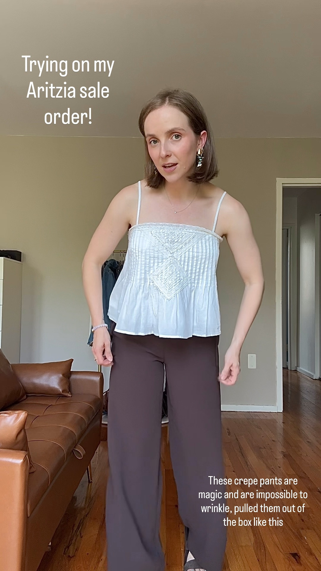 Unboxing my @Aritzia sale order!
These are the crepette artisan pants wearing xs reg (I’m 5ft 2) and they barely hit the ground in flat sandals. On sale

#LTKootd #LTKSaleAlert #LTKPetite