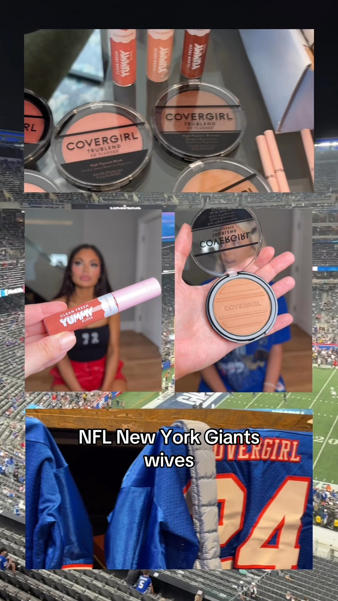 COVERGIRL products used on the New York Giants NFL wives for Thursday night football game! 

#LTKBeauty #LTKFindsUnder100 #LTKFindsUnder50
