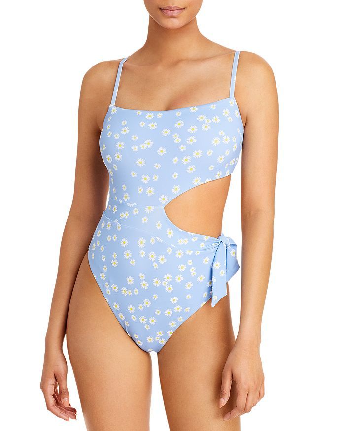 Daisy Print Cutout One Piece Swimsuit - 100% Exclusive | Bloomingdale's (US)