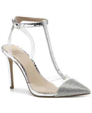 Inc Women's Kaylona Cap-Toe T-Strap Pumps, Created for Macy's Women's Shoes | Macys (US)
