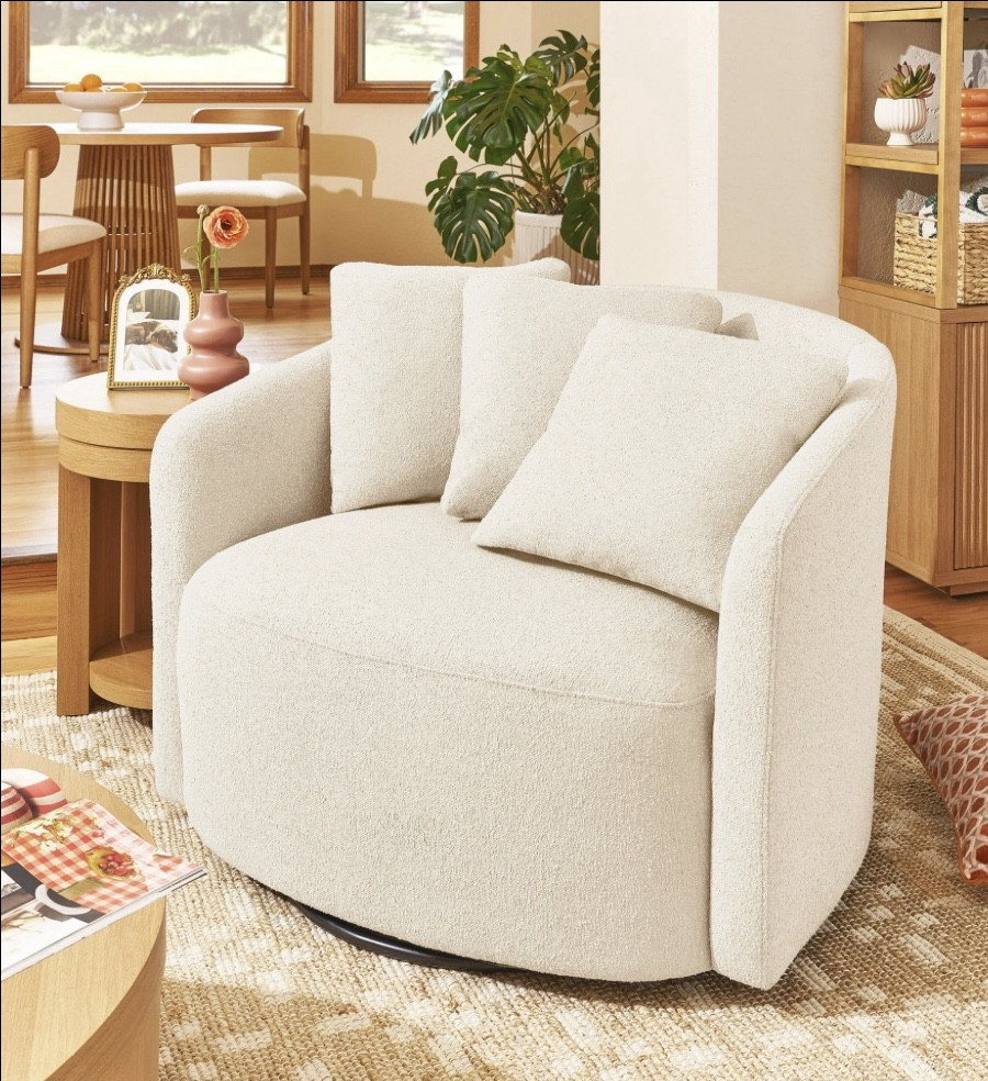 Beautiful drew accent chair by Drew Barrymore

We loved this swivel chair. Available in multiple colors

Great for living room, lounge space or reading nook. 

#LTKFamily #LTKSaleAlert #LTKStyleTip