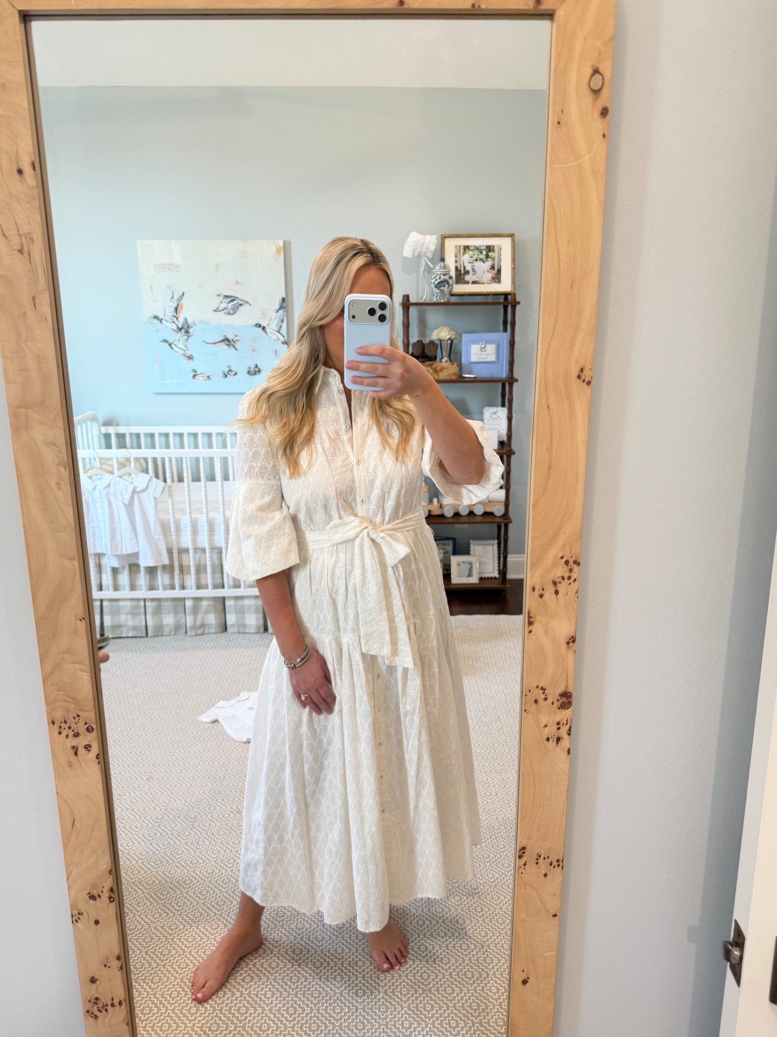 In true postpartum fashion, I waited until the week before newborn photos to find a dress. PTL - I found this less than $90 + free shipping !!! Perfect for any upcoming event you need a white dress for 🤍

#LTKmomlife #LTKBaby #LTKSaleAlert