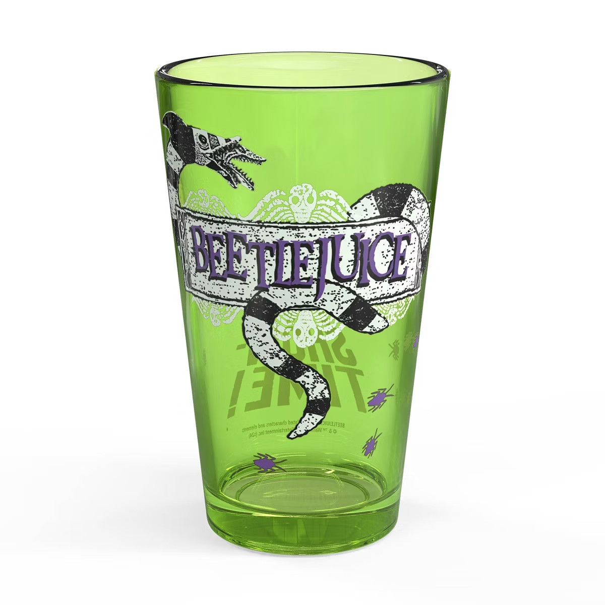 Zak Designs 16 fl oz Halloween Pint Glass Beetlejuice: BPA Free, Hand Wash, Warner Bros. Licensed | Target