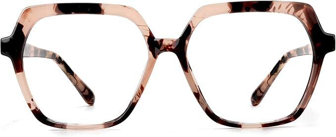 REECKEY Blue Light Glasses for Women, Computer Glasses Women Blue Light Blocking, Oversized Blue ... | Amazon (US)