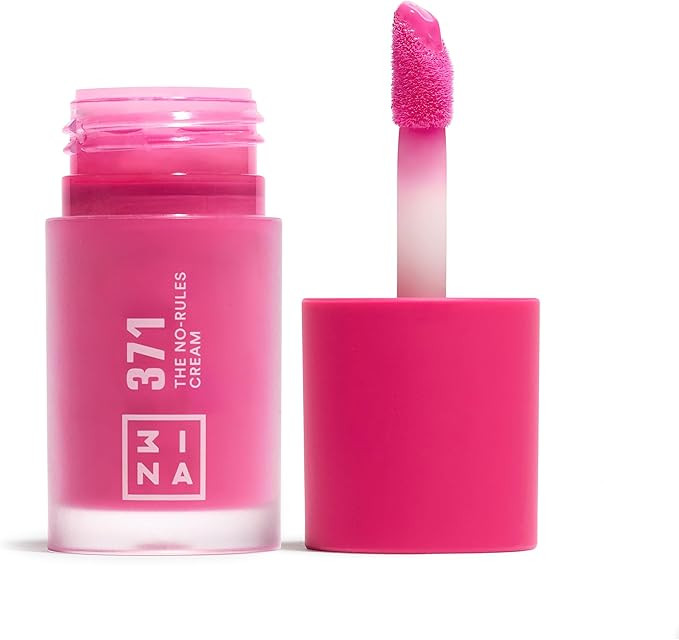 3INA MAKEUP - The No-Rules Cream 371 - Blush Liquide Rose Électrique aux L’huile D'amande Douc... | Amazon (FR)