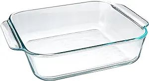 Pyrex 222 Basics Square Glass Baking Dish (8in x 8in x 2.5in) | Amazon (US)