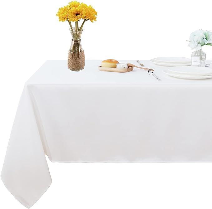 Fitable Rectangle 6 Feet Tablecloth 60x102 inch Tablecloth Stain and Wrinkle Resistant Washable P... | Amazon (US)