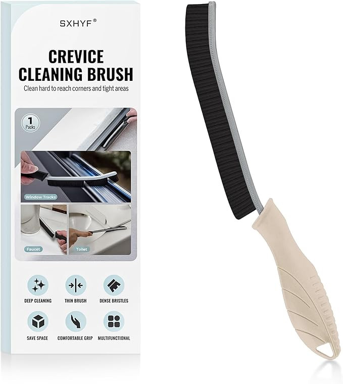 SXhyf Crevice Cleaning Brush - Grout Scrub Brush, House Cleaning Supplies, Gap Cleaning Tools, Ho... | Amazon (US)