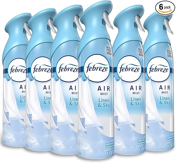 Febreze Air Mist, Air Freshener Spray, Odor Fighting Room Spray, Deodorizer for Home Bathroom Kit... | Amazon (US)