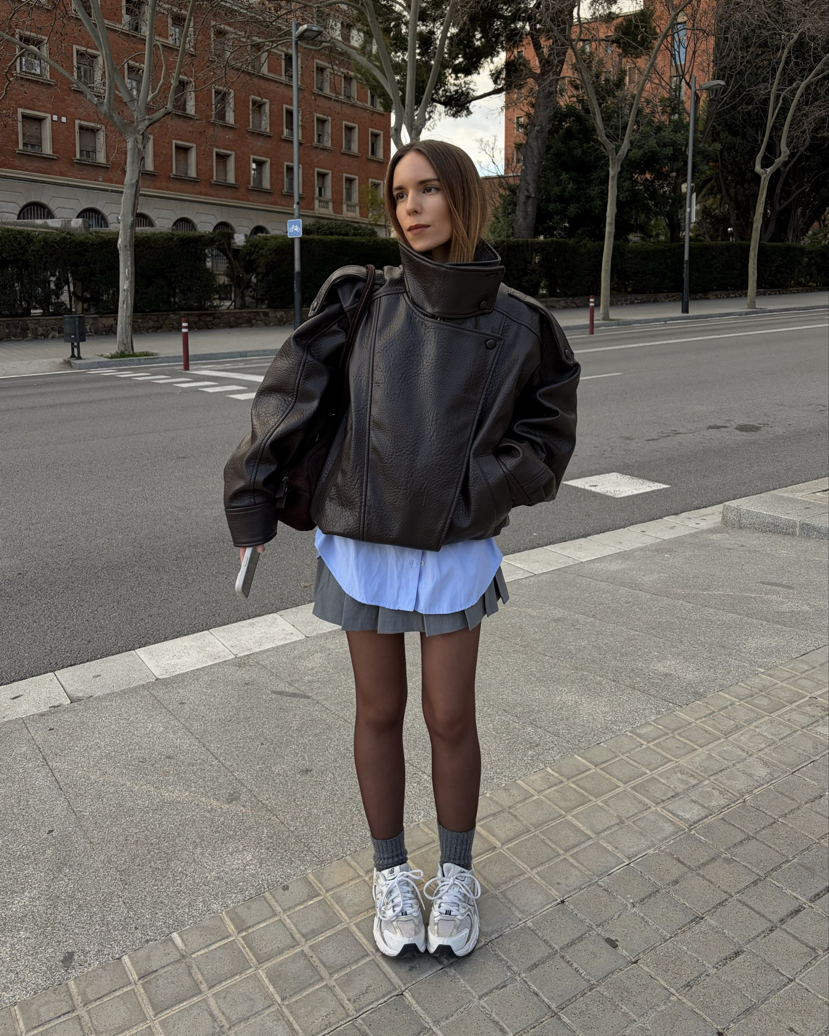 Faux leather jacket outfit / slowly getting warmer weather and so spring outfits are around the corner 

#LTKootd #LTKSeasonal #LTKPetite